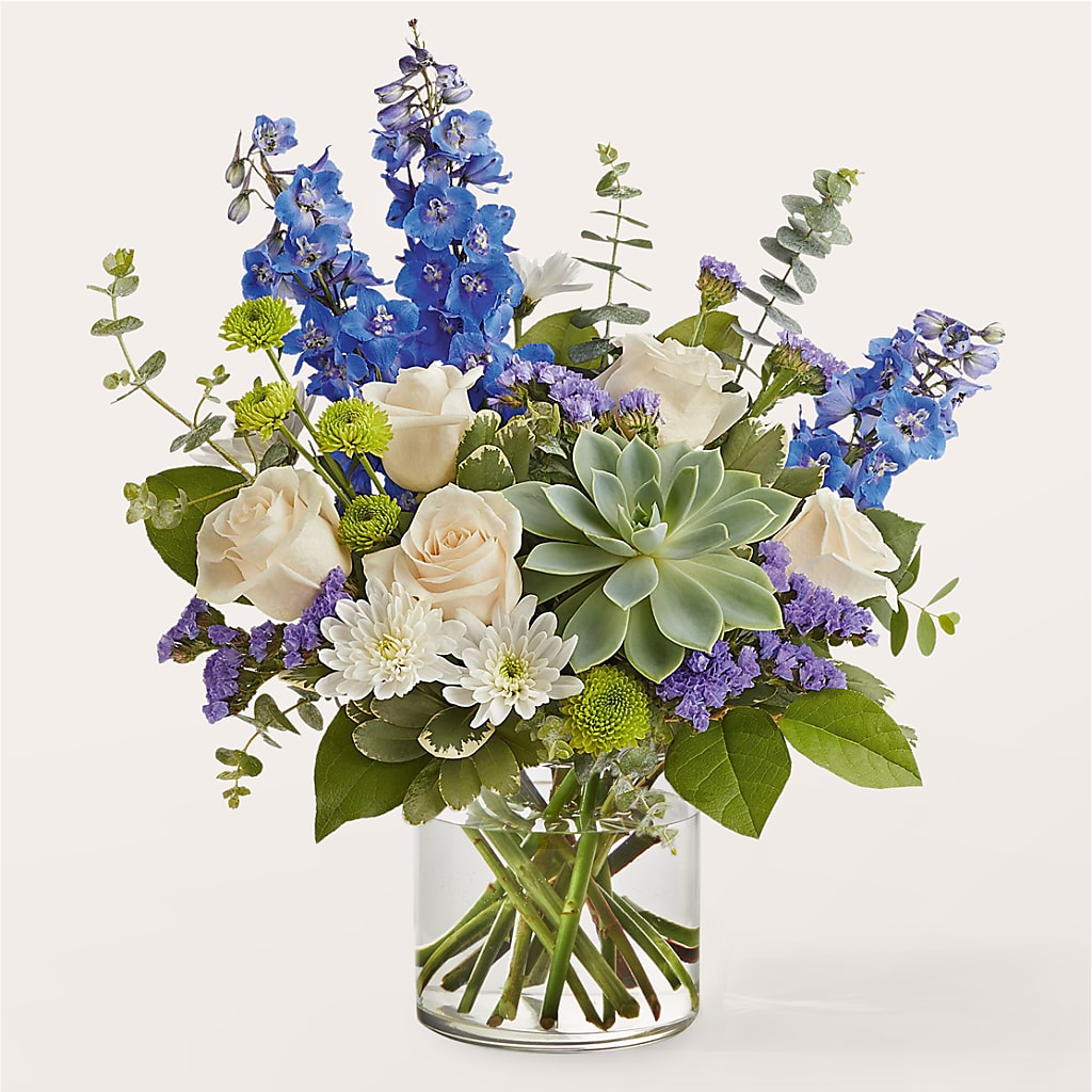 Cerulean Waves Bouquet – Designs By Dj, Huntington WV