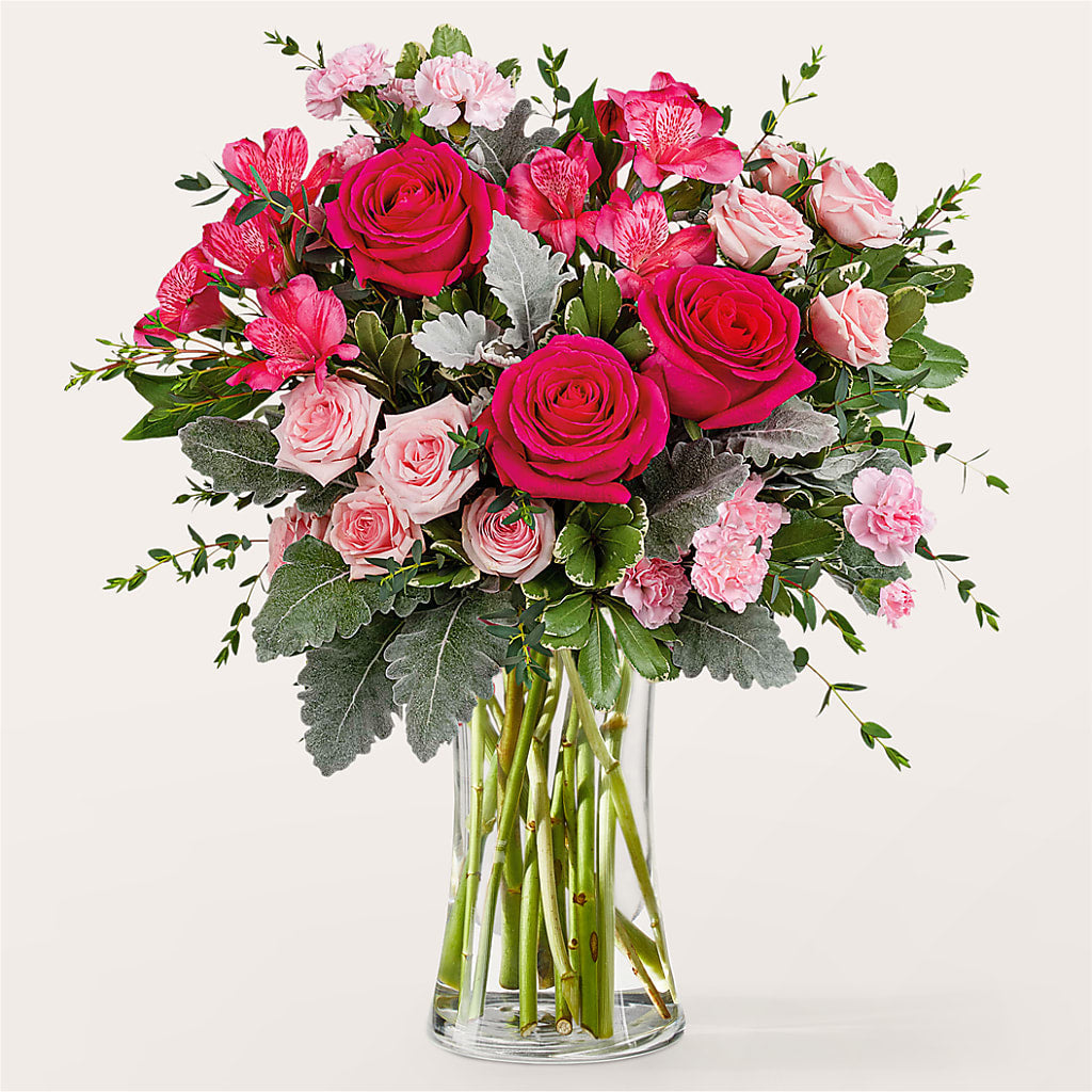 Tickled Pink Bouquet – Designs By Dj, Huntington WV