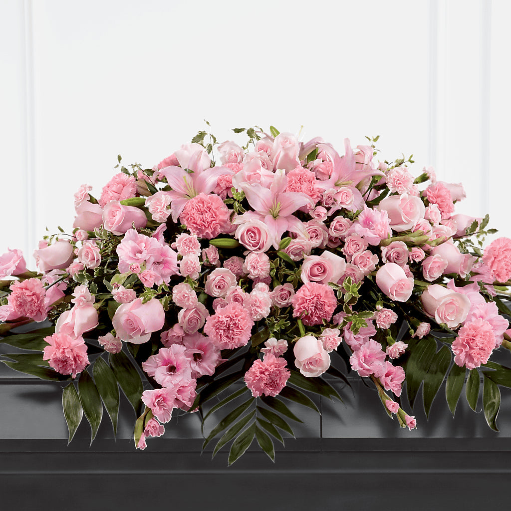 Garden of Comfort Casket Spray (Standard) – Designs By Dj, Huntington WV