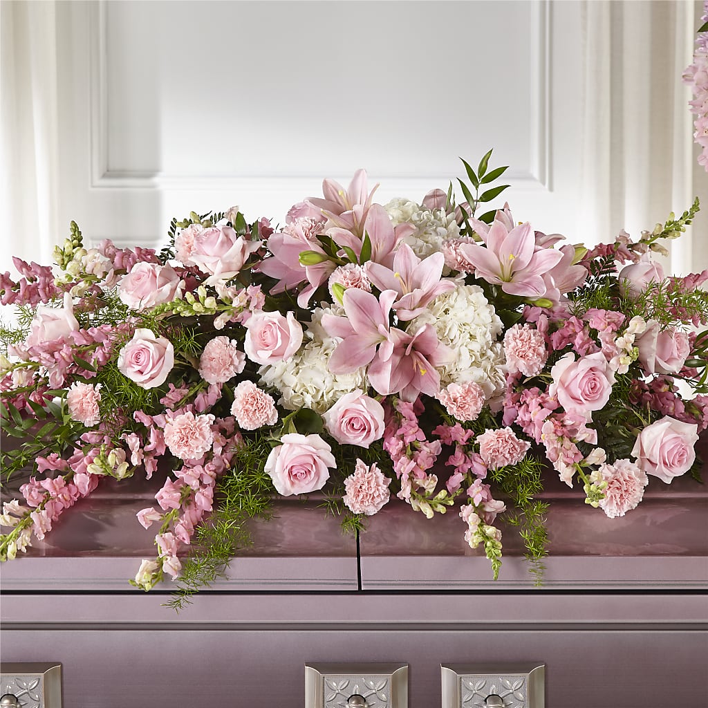 Life & Remembrance Casket Spray – Designs By Dj, Huntington WV