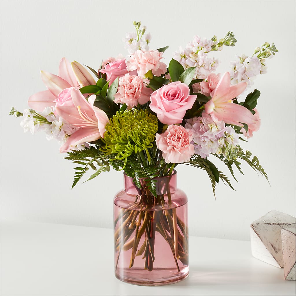 Pretty in Pink Bouquet – Designs By Dj, Huntington WV