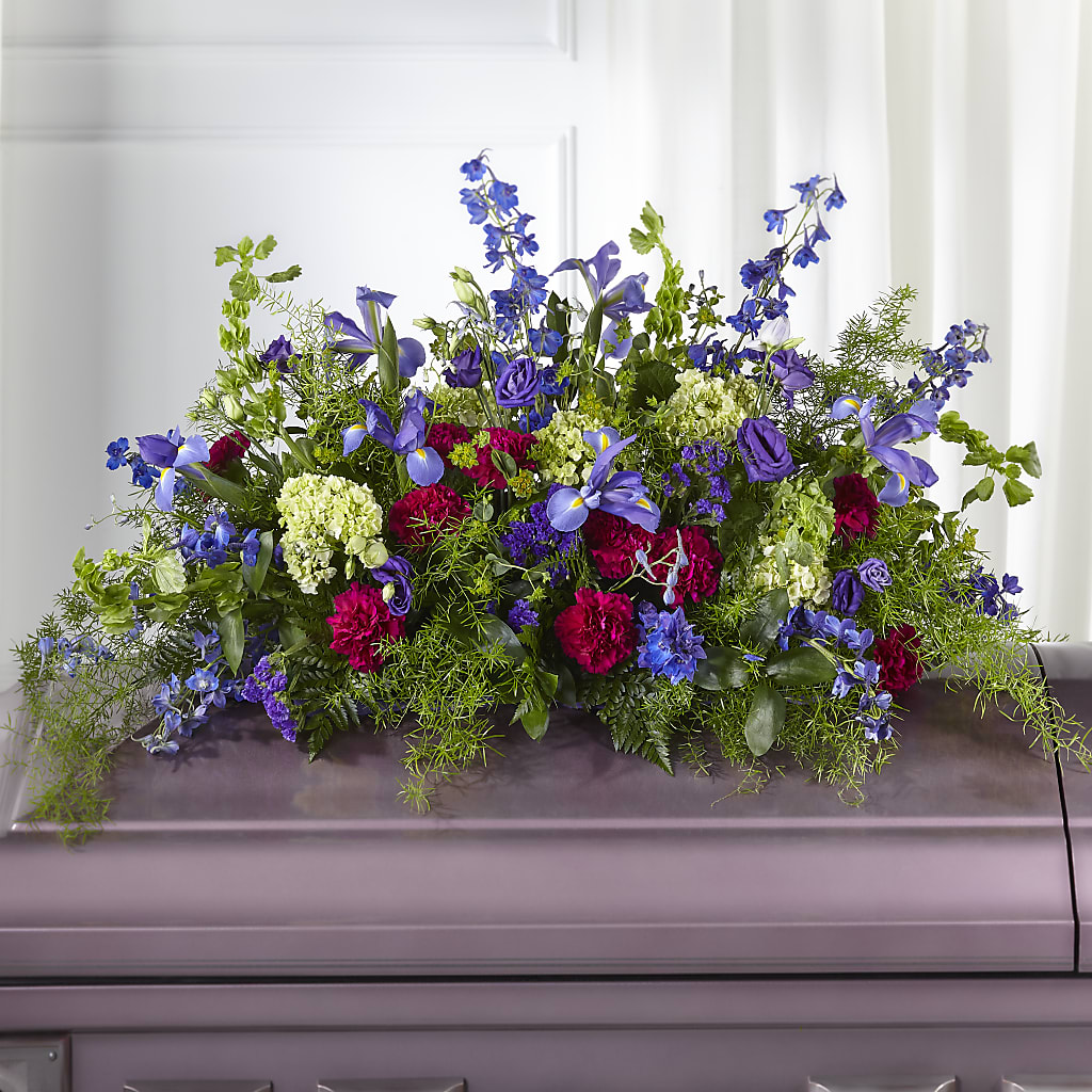 Always Treasured Casket Spray – Designs By Dj, Huntington WV