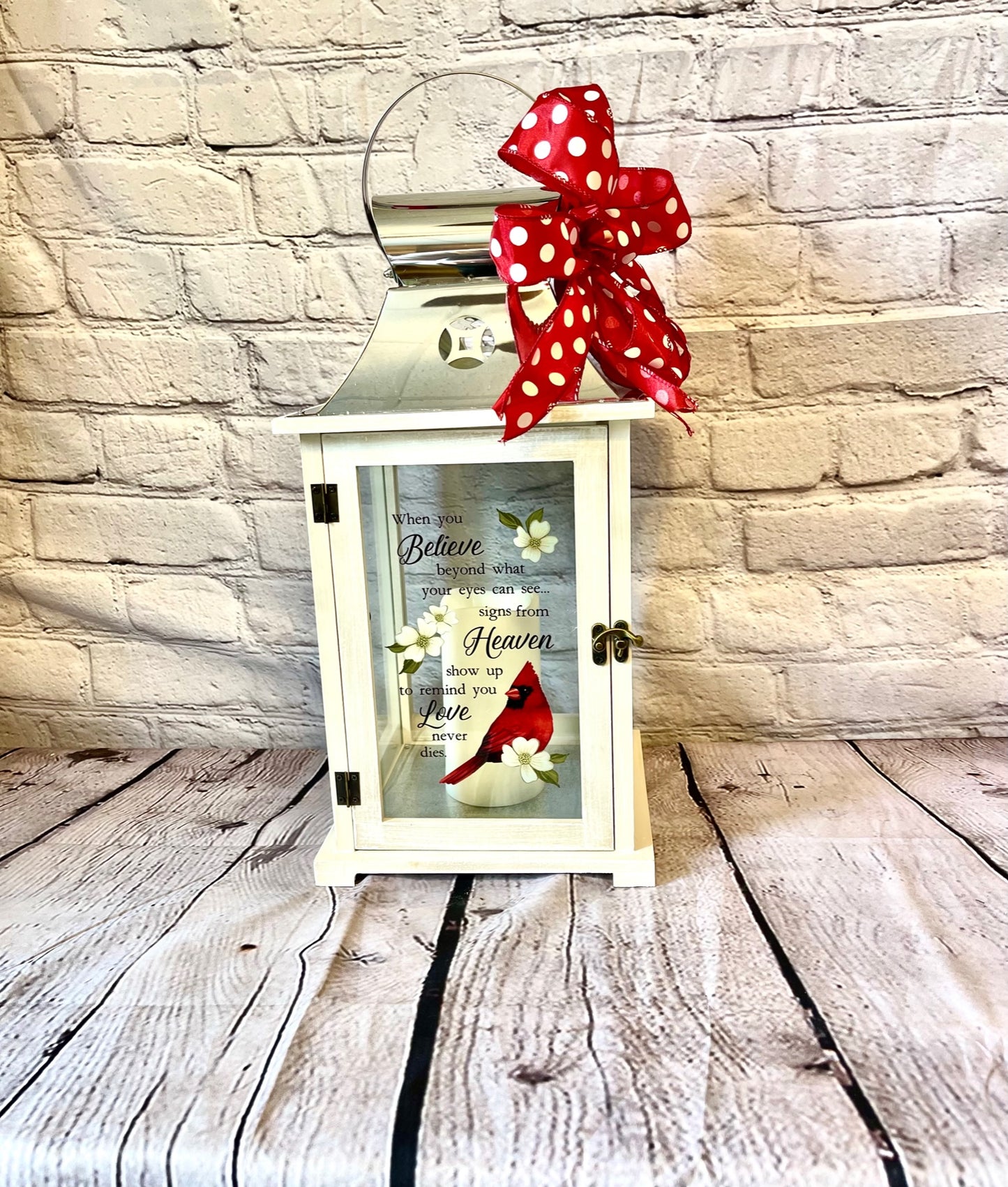 Cardinal Lanterns – Designs By Dj, Huntington WV
