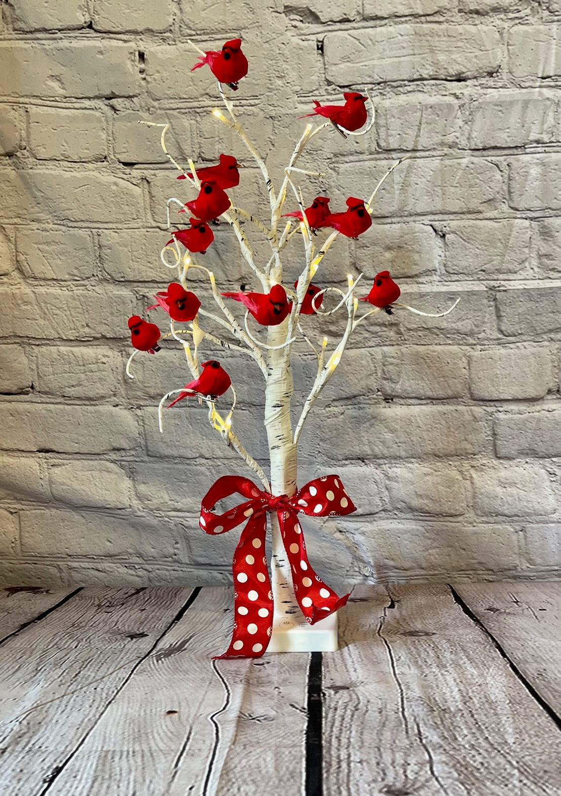 Cardinal Themed LED - Tree Of Life – Designs By Dj, Huntington WV