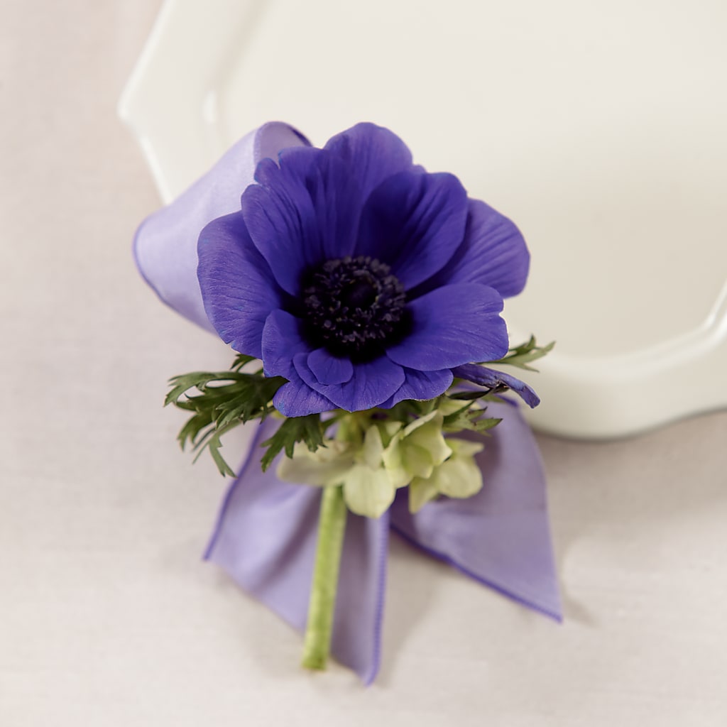 Purple Passion Boutonniere – Designs By Dj, Huntington WV