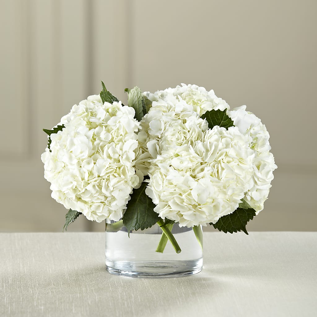 White Hydrangea Bouquet – Designs By Dj, Huntington WV