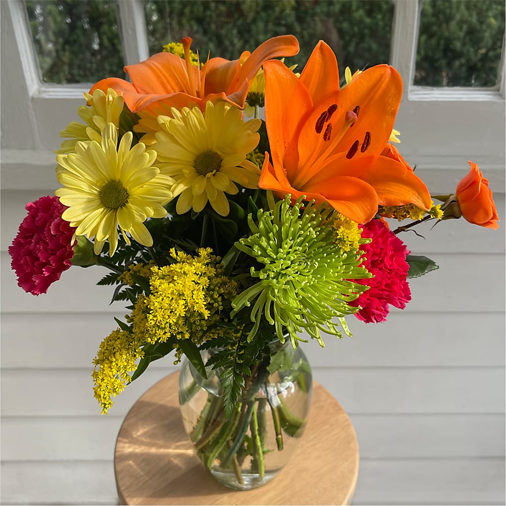 Bold & Bright – A Florist Original –  Designs By Dj, Huntington WV