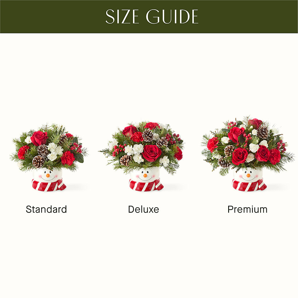 Jolly Snowman Bouquet –  Designs By Dj, Huntington WV