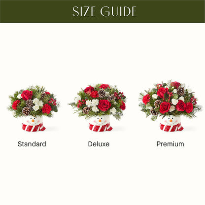 Jolly Snowman Bouquet –  Designs By Dj, Huntington WV