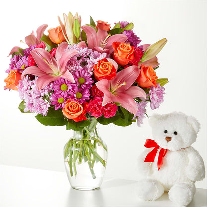 One and Only Bouquet and Bear Bundle –  Designs By Dj, Huntington WV