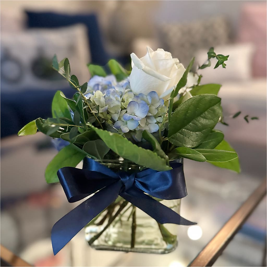 Sky Blue Delight Bouquet –  Designs By Dj, Huntington WV