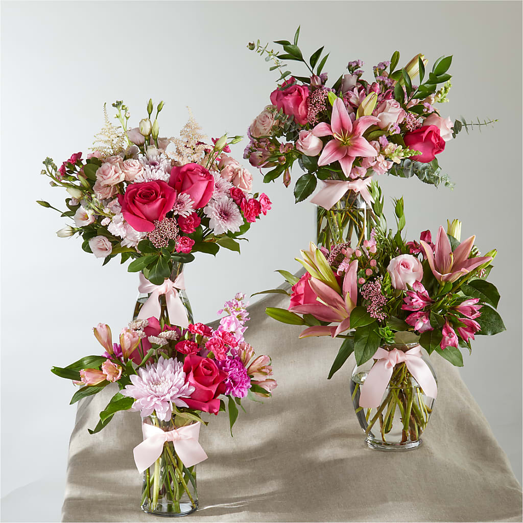 Pink Ribbon - A Florist Original –  Designs By Dj, Huntington WV