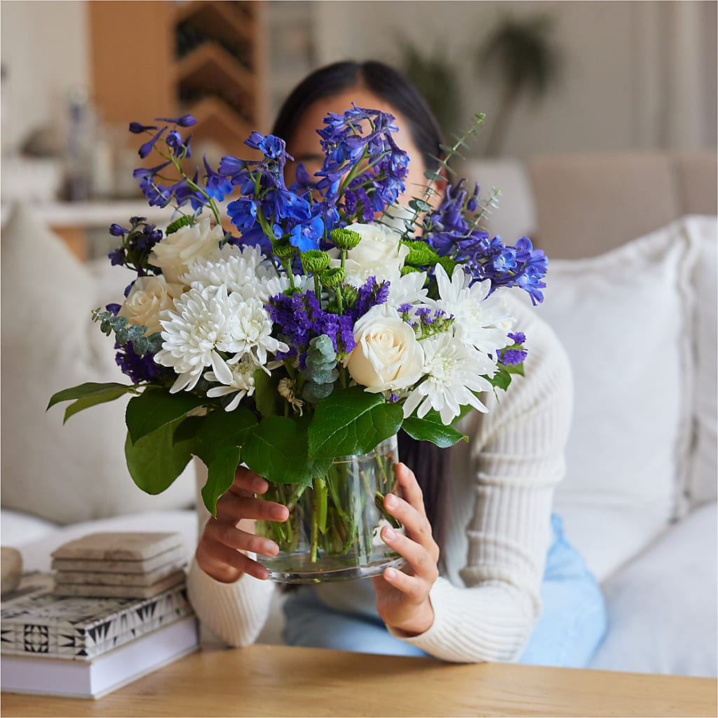 Cerulean Waves Bouquet –  Designs By Dj, Huntington WV