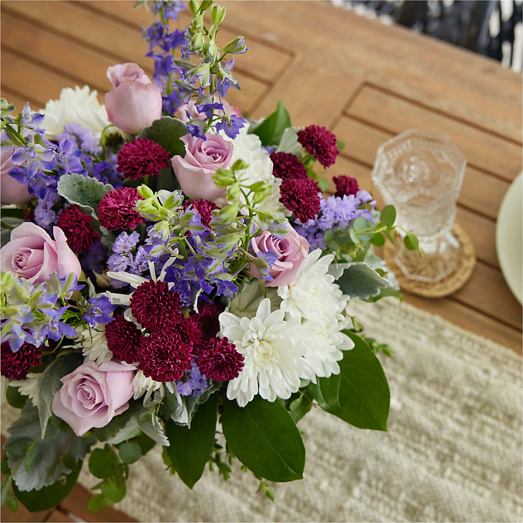 Violet Frost Bouquet –  Designs By Dj, Huntington WV