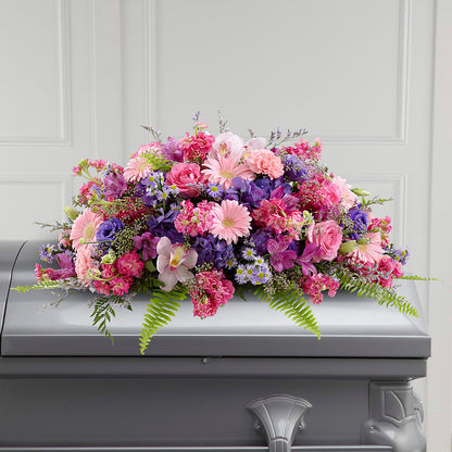Glorious Garden Casket Spray –  Designs By Dj, Huntington WV