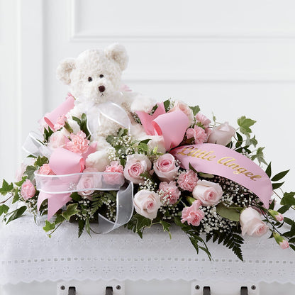 Touch of Sympathy Casket Spray –  Designs By Dj, Huntington WV