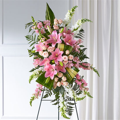 Elegant Embrace Standing Spray –  Designs By Dj, Huntington WV