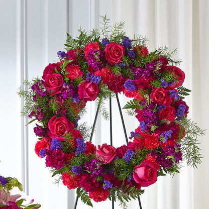 Calming Colors Wreath –  Designs By Dj, Huntington WV