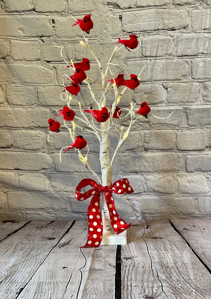 Cardinal Themed LED - Tree Of Life –  Designs By Dj, Huntington WV