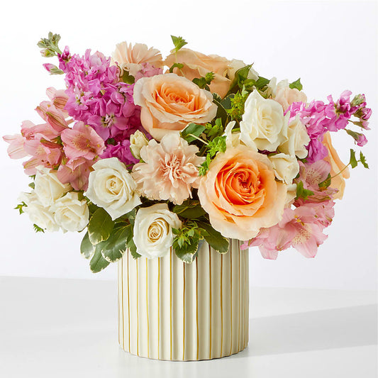 Paradise Bouquet with Ivory Vase –  Designs By Dj, Huntington WV