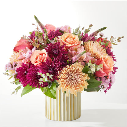 Berry Cobbler Bouquet with Ivory Vase –  Designs By Dj, Huntington WV