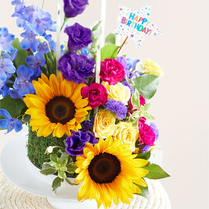 Star of the Day Floral Cake –  Designs By Dj, Huntington WV