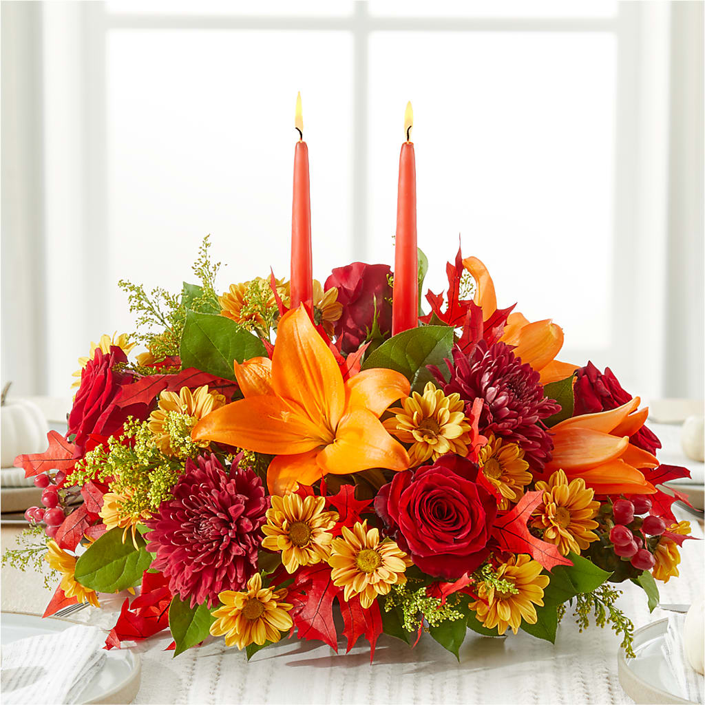 Autumn's Embrace Centerpiece –  Designs By Dj, Huntington WV