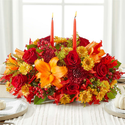 Autumn's Embrace Centerpiece –  Designs By Dj, Huntington WV