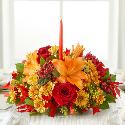 Autumn's Embrace Centerpiece –  Designs By Dj, Huntington WV