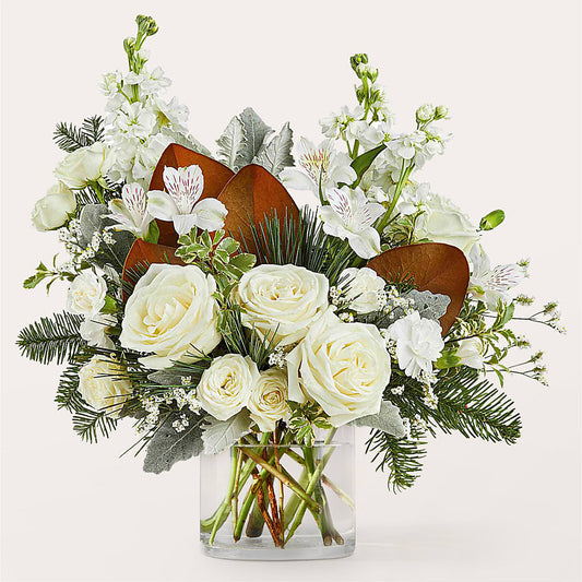 Fresh Snowfall Bouquet –  Designs By Dj, Huntington WV